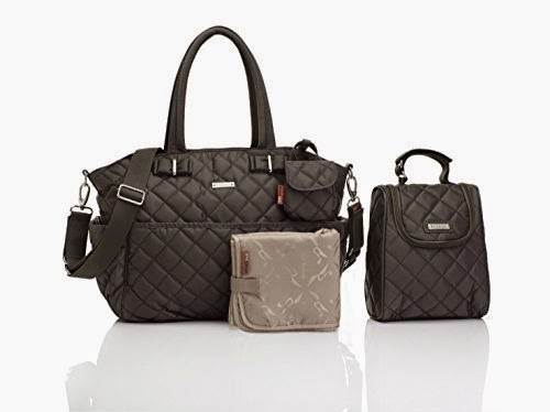 Storksak Bobby Quilted Diaper Tote Bags, Charcoal