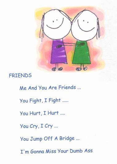 funny poems for best friends. short poems for est friends.