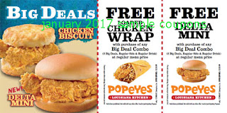 Popeyes Chicken Coupons