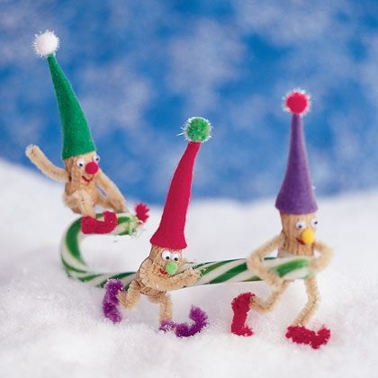 Nutty Little Elves Holiday Ornaments