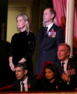 British royals attend Festival of Remembrance