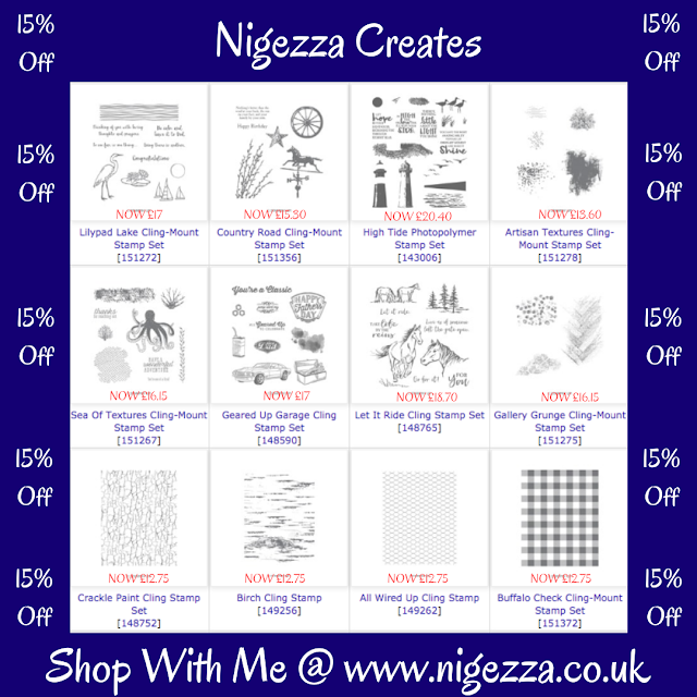 Nigezza Creates with Stampin' Up! 24hr Sale 15% off Stamp sets