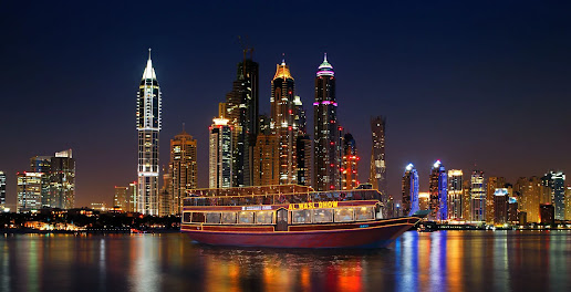 Marina Dhow Cruise, Dubai, UAE