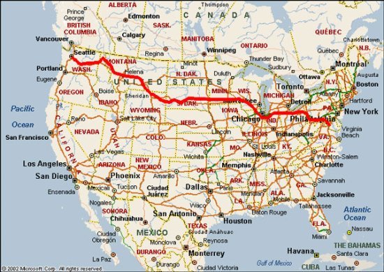 big ride route map