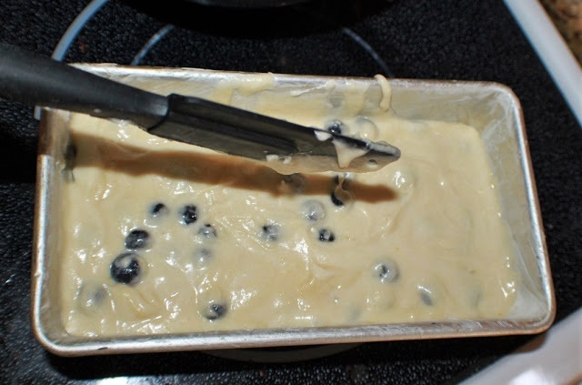 this is the batter for blueberry lemon loaf