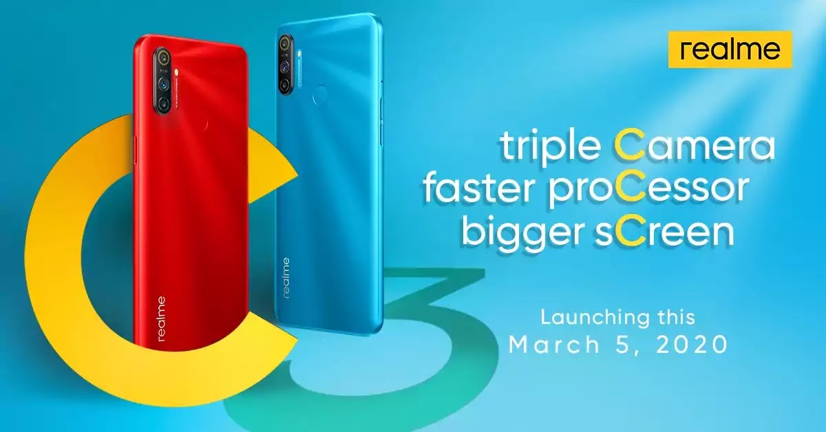 Realme C3 Teaser