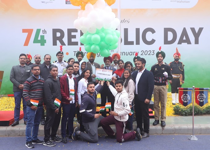 Chandigarh University celebrates 74th Republic Day