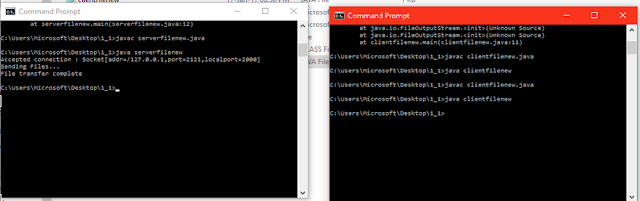 Implement TCP Server for transferring files using Socket and ServerSocket.