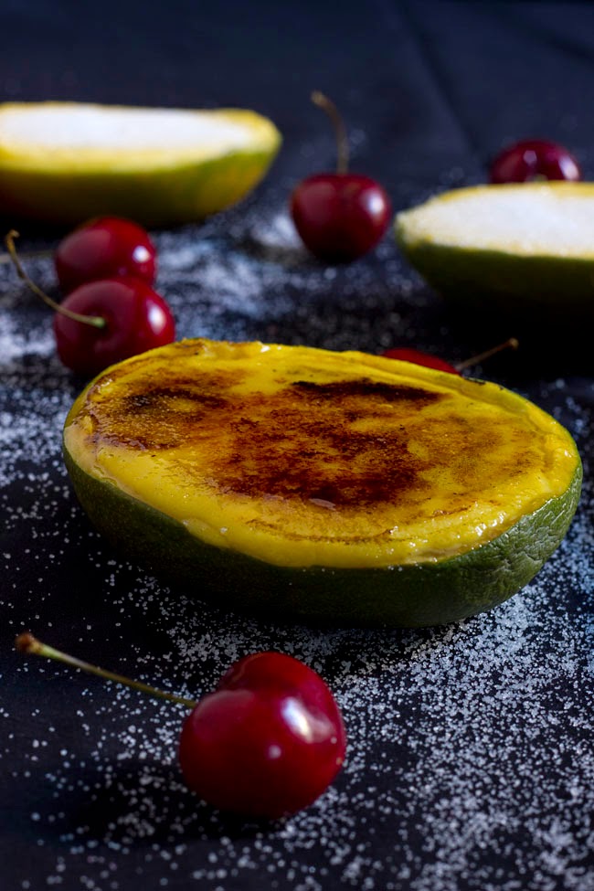 Crema catalana de mango