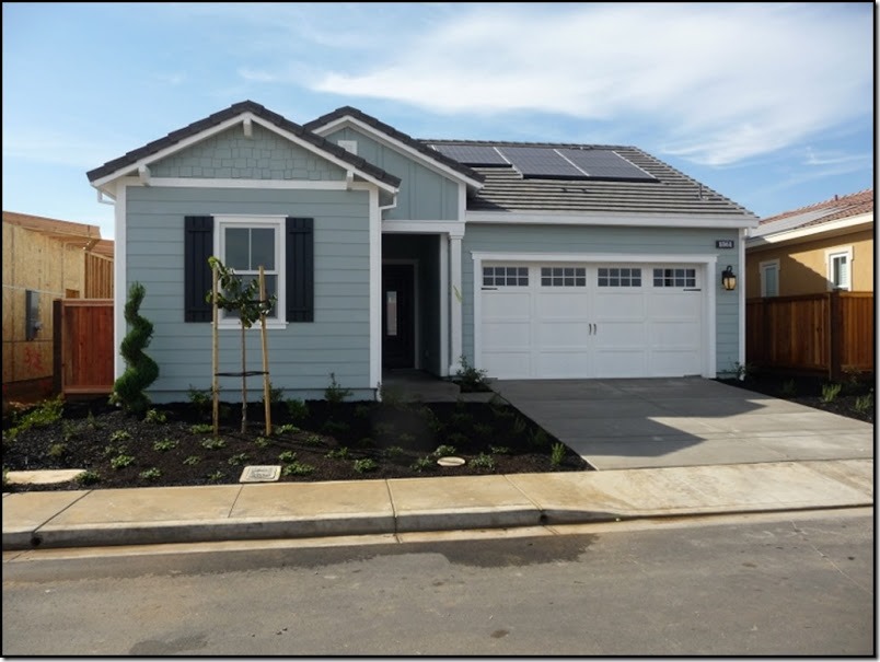 Completed new house
