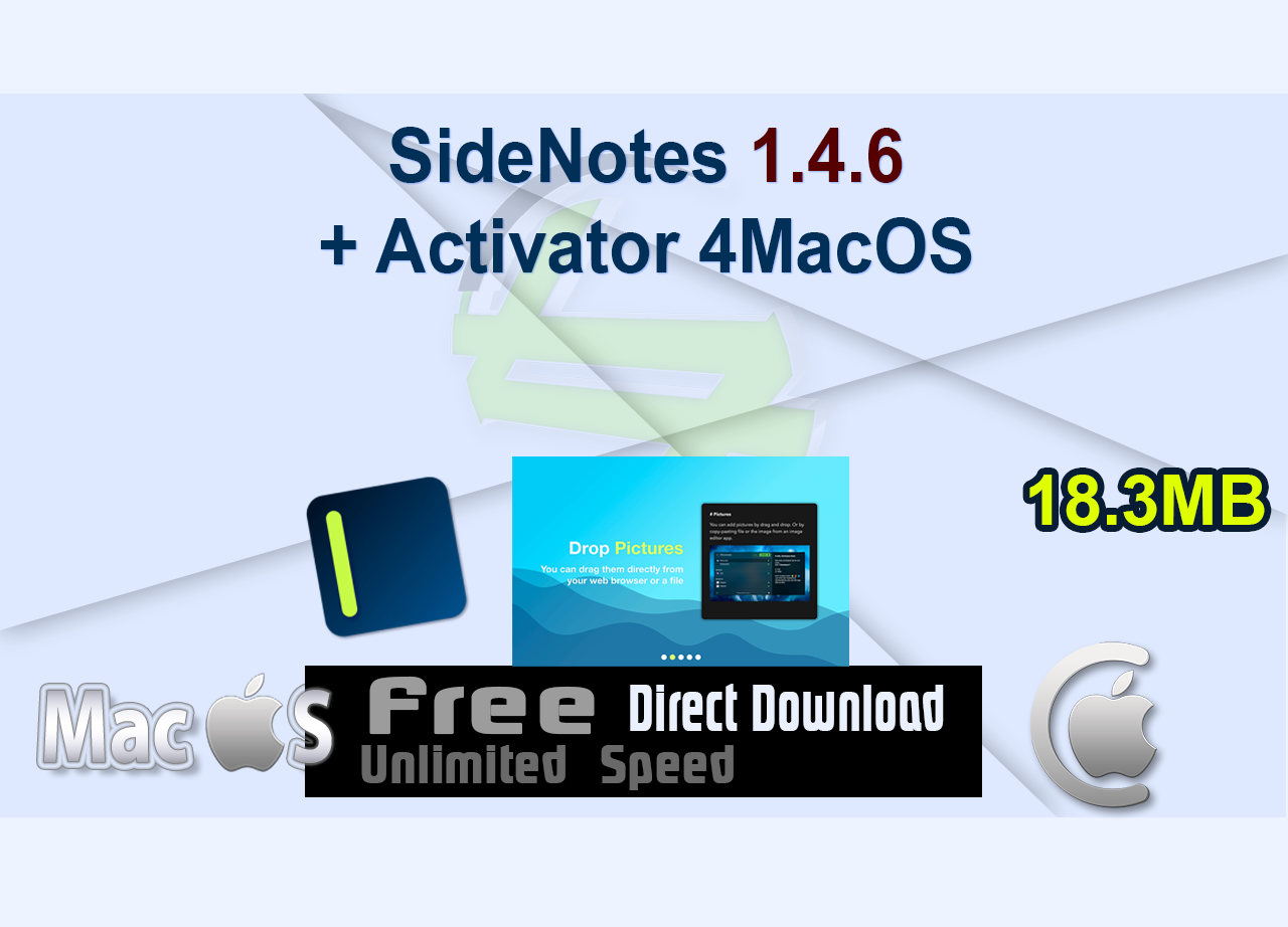 SideNotes 1.4.6 + Activator 4MacOS