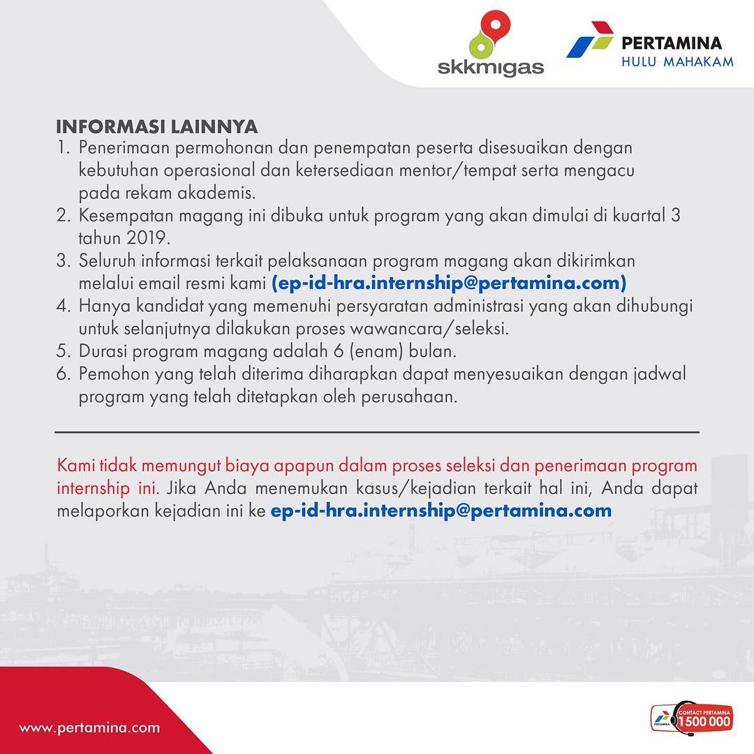Lowongan Kerja Lowongan Kerja Internship PT Pertamina Hulu ...