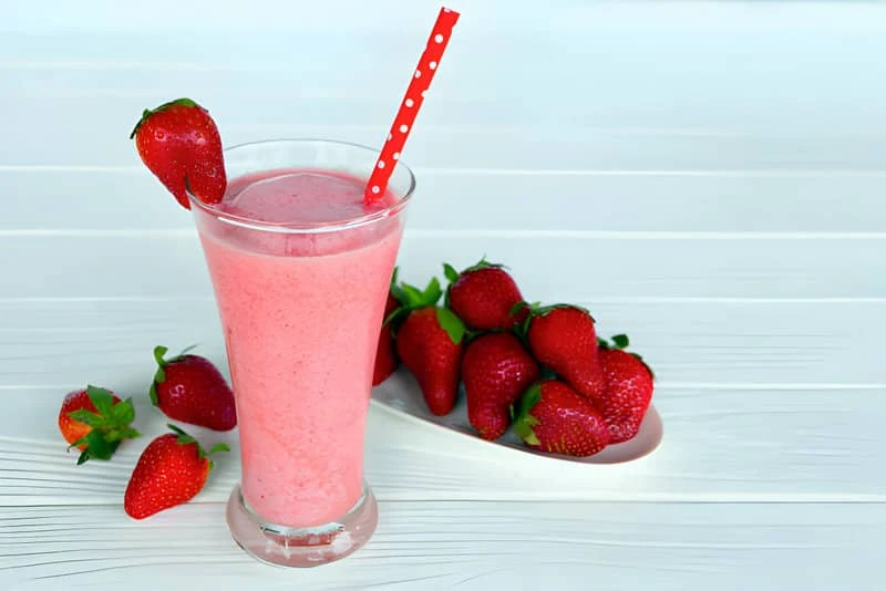 Batido de fresa