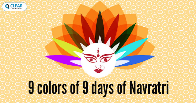 9 colors of 9 days of Navratri