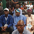 Ambode, Sanwo-Olu seat side by side in APC convention