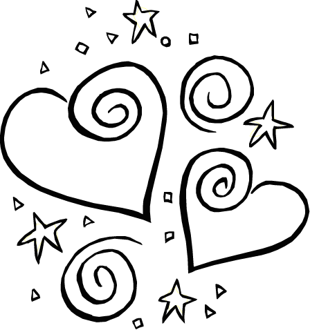 Lovely Heart Pictures on Valentines Day Coloring Pages  Valentine Printable Coloring Pages
