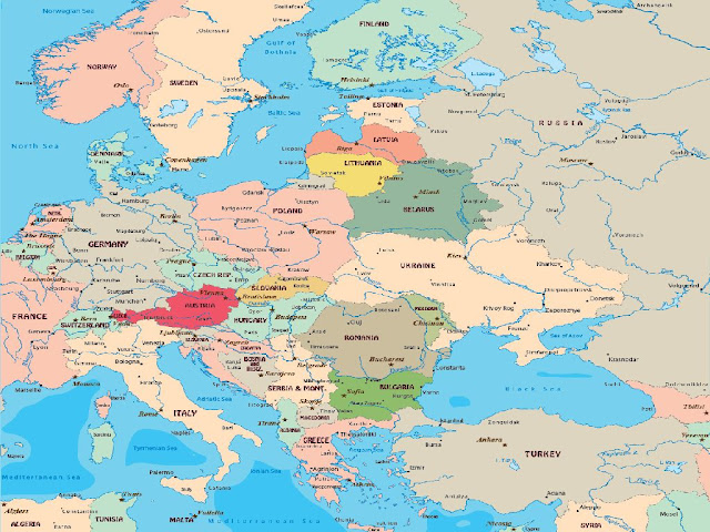 Map Of Eastern Europe And Turkey