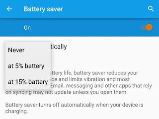Battery Saver Feature