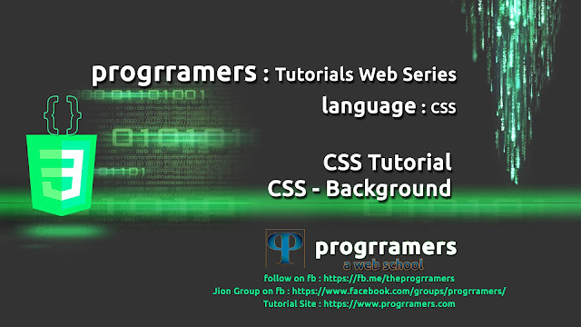 CSS Tutorial - CSS Background