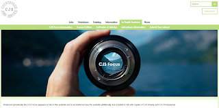 a screen grab of the CJS Focus page on the CJS website