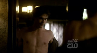 Ian Somerhalder and Zach Roerig Shirtless on Vampire Diaries s1e15