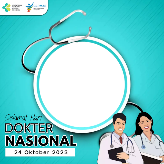 Bingkai wibon Hari Dokter Nasional Tahun 2023