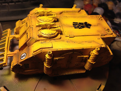 Pre-Heresy Imperial Fists Diemos Pattern Rhino