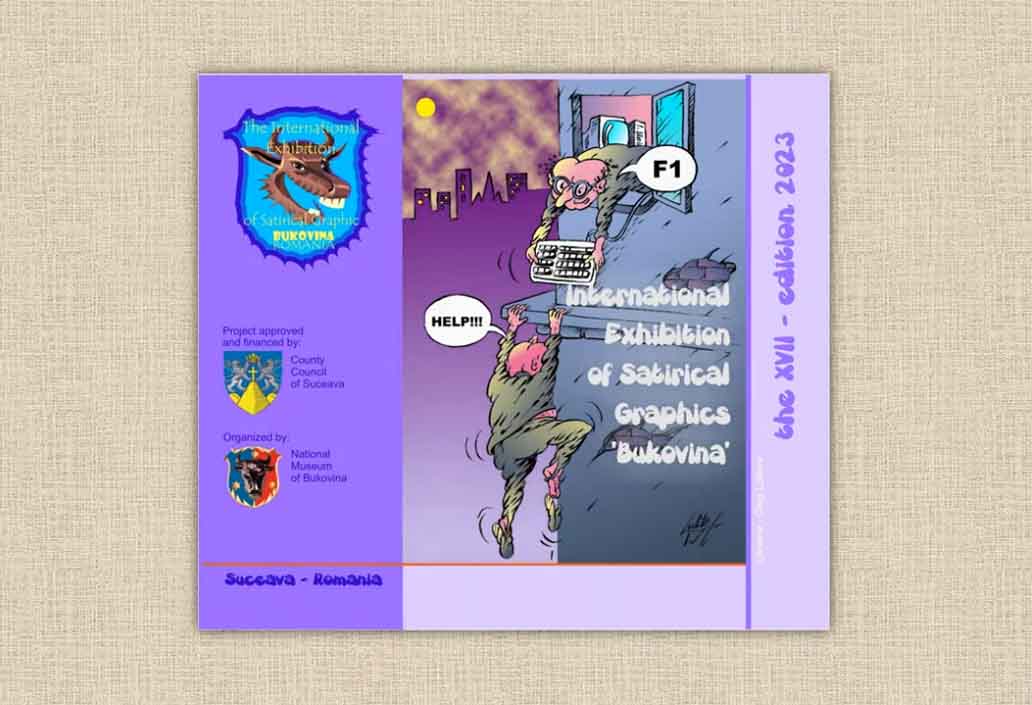 Catalog of the 17th International Exhibition of Satirical Graphics "Bukovina" in Romania