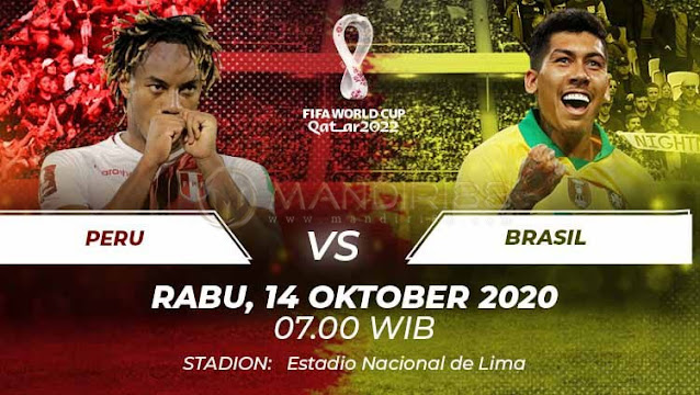 Prediksi Peru Vs Brasil, Rabu 14 Oktober 2020 Pukul 07.00 WIB @ Mola TV