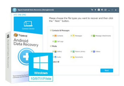 Tipard Android Data Recovery 1.1.8 Crack & Setup