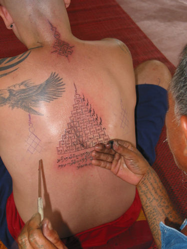 tattoo buddha. The Traditional Thai Tattoos