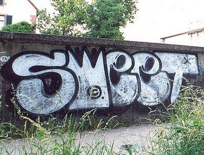 graffiti art letters. a Graffiti art created by using the bubble letters of a alphabetical list of guidelines that