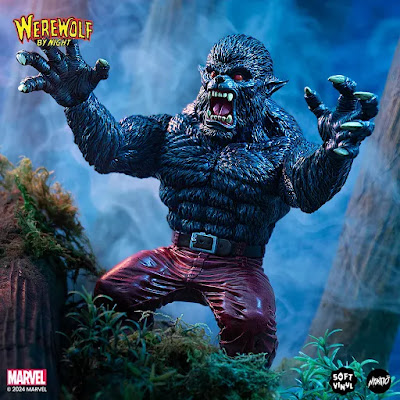 Werewolf By Night Blood Moon Variant Vinyl Figure by James Groman x Mondo x Marvel Comics