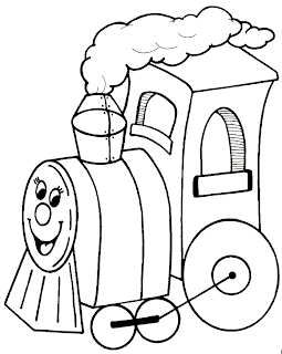 train coloring pages, free coloring pages