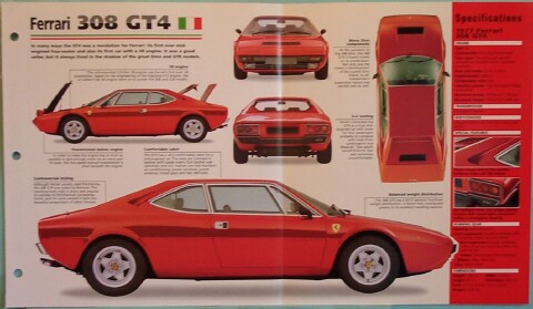 FERRARI 308 GT4 Service Manuals