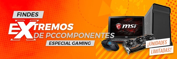 10 mejores ofertas promoción Findes eXtremos (especial gaming) de PCComponentes