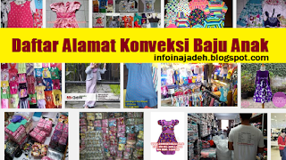 Daftar Konveksi  Baju  Anak  di Indonesia 