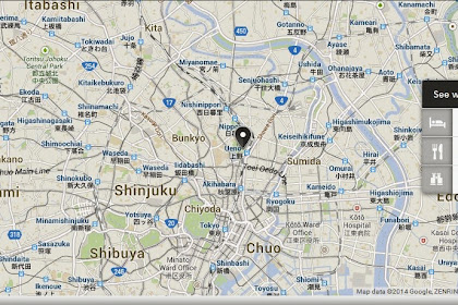 Tokyo Bunka Kaikan Location Map