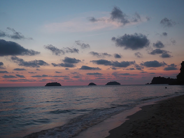 Таиланд, остров Чанг, пляж Лонли Бич - закат (Thailand, Koh Chang, Lonely Beach)