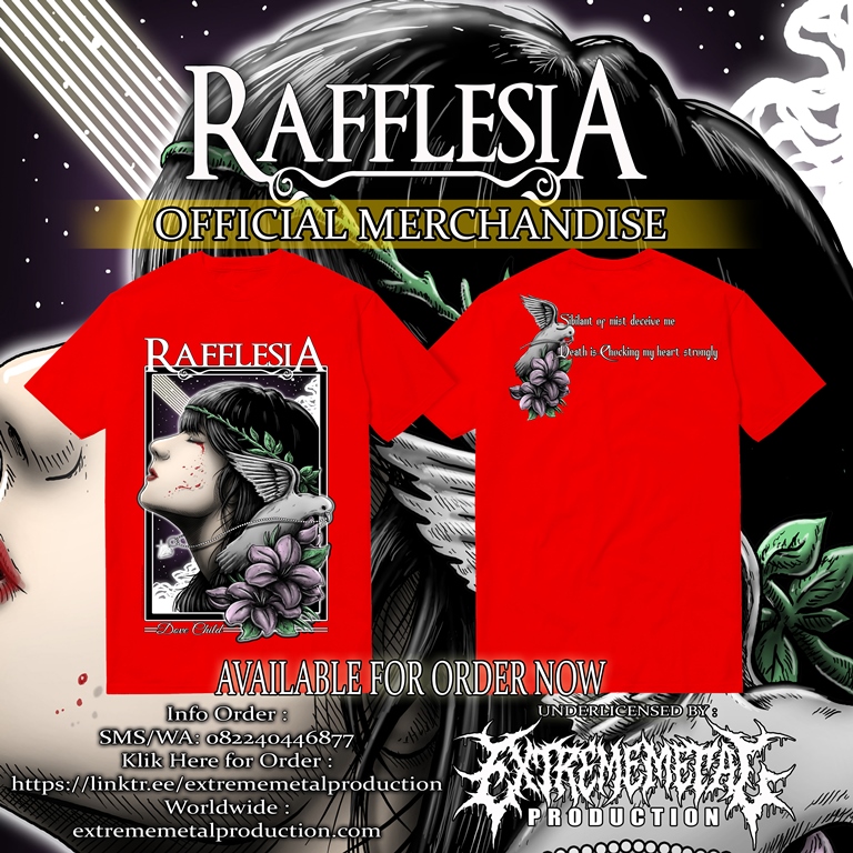 T-Shirt RAFFLESIA - Dove child ( Red )