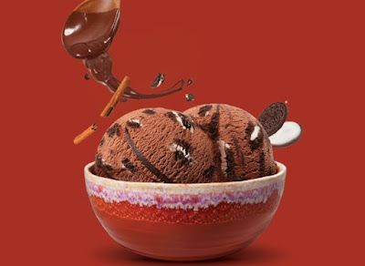 Baskin-Robbins Mexican Chocolate Brownie ice cream.