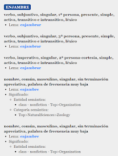 ANALIZADOR MORFOSINTÁCTICO Y CONJUGADOR VERBAL ONLINE