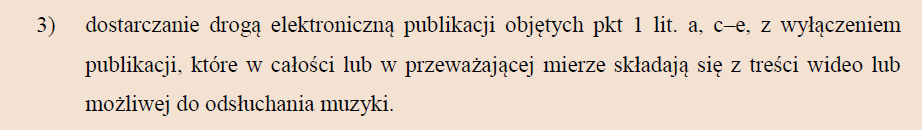 Fragment projektu ustawy o zmianie ustawy o podatku od towarów i usług