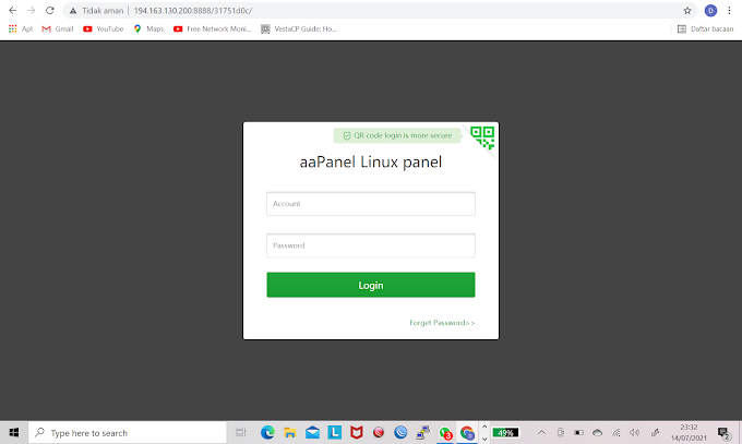 Cara Install aaPanel Hosting Linux