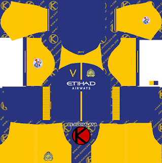  Yang akan saya share kali ini adalah termasuk kedalam home kits Released, Al-Nassr FC 2018-2019 Kit - Dream League Soccer Kits