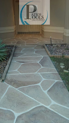 #decorativeconcrete #decorativeoverlay #concrete #walkway