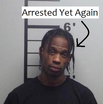 Travis Scott Mug Shot