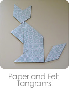 Paper and Felt Tangrams