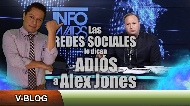 Las redes sociales le dicen adiós a Alex Jones (Video)