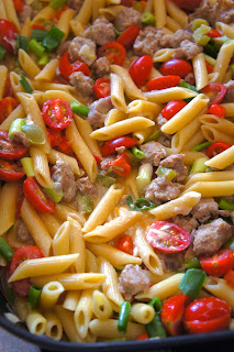 Snakebite Sausage and Pasta: Savory Sweet and Satisfying